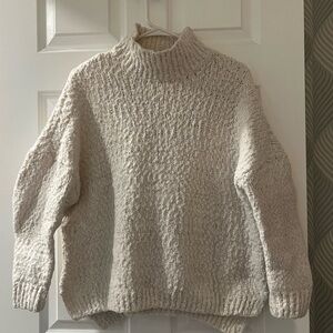 Cozy Cream Mockneck Sweater